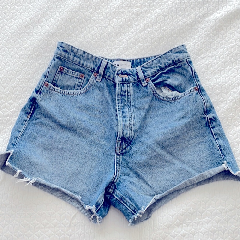 Zara denim shorts